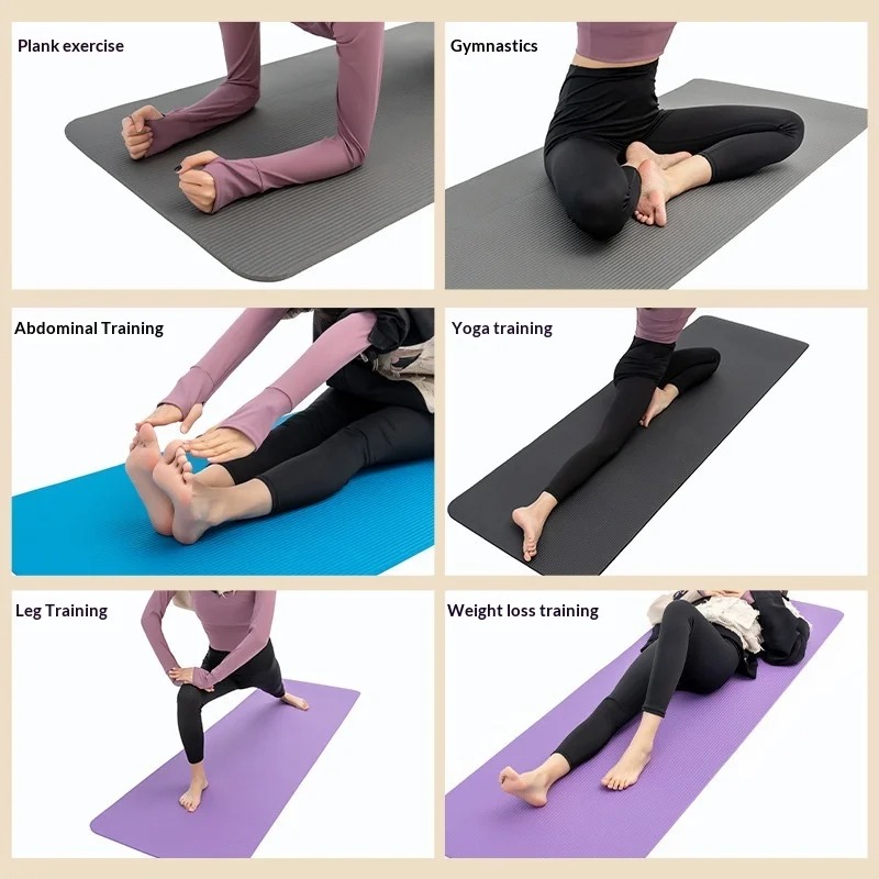Extra Thick Non Slip Yoga Mat  - Pilates Yoga Mat Thickness review and price