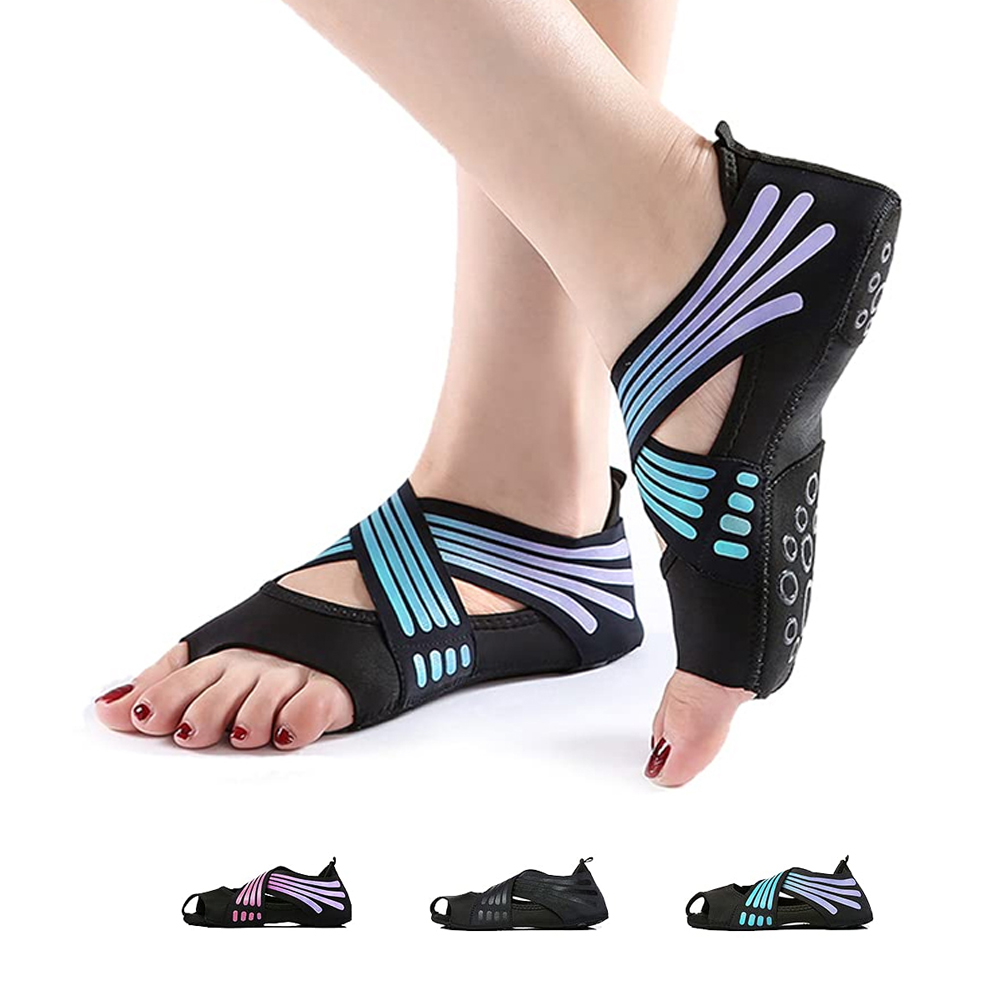 1Pair Non Slip Yoga Socks with - Pilates Yoga Combo review and price