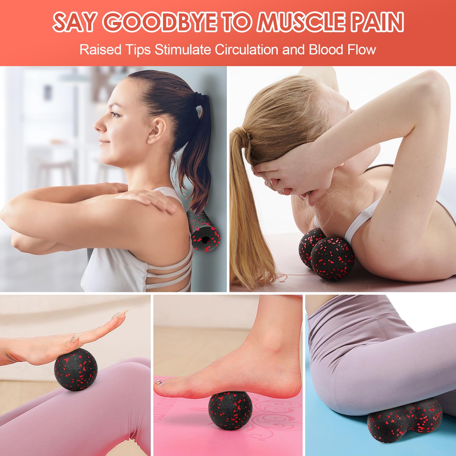 Hollow Yoga Roller Massage Pea - Pilates Yoga Ball review and price