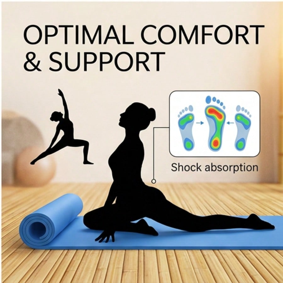 Extra Wide 8mm TPE Yoga Mat, N - Pilates Yoga Hiit review and price