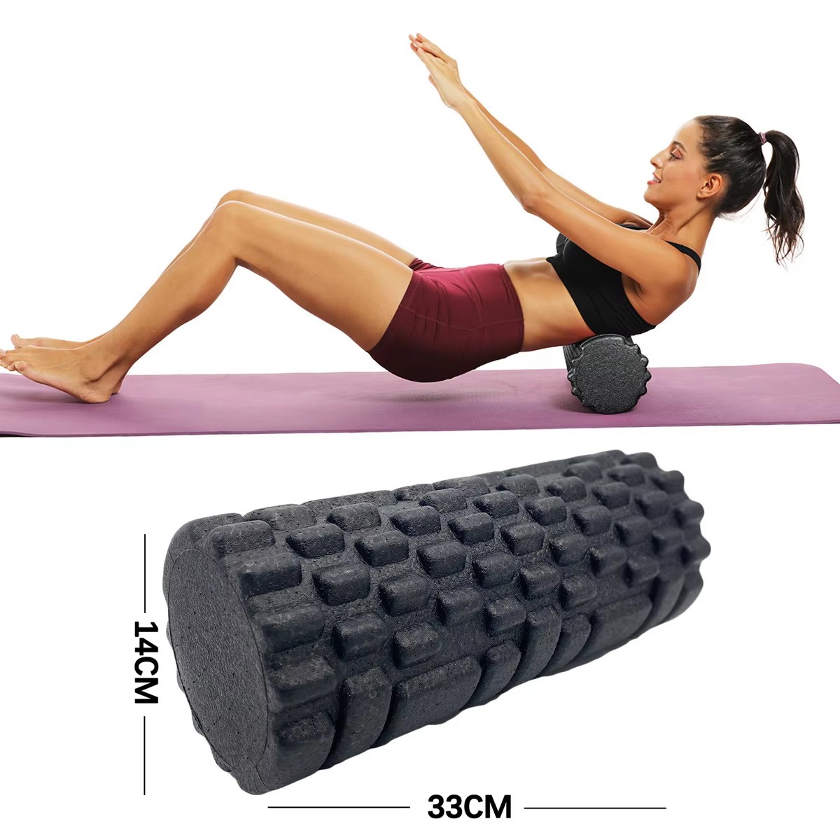 30/33cm Fitness Foam Roller Yo - Pilates Yoga Ball review and price