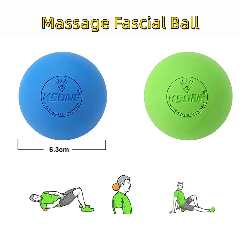 Rubber Fascia Massage Ball Yog - Pilates Yoga Ball review and price