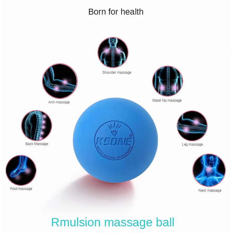 Rubber Fascia Massage Ball Yog - Pilates Yoga Ball review and price