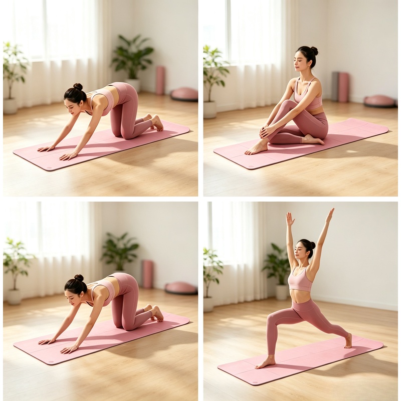 4mm Thick Non-Slip Yoga Mat, P - Pilates Yoga Mat Thickness review and price