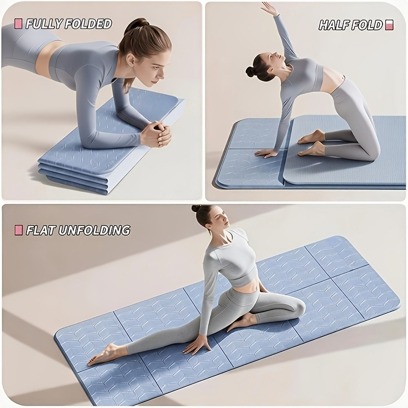 Non-Slip Extra Thick Foldable  - Pilates Yoga Mat Thickness review and price