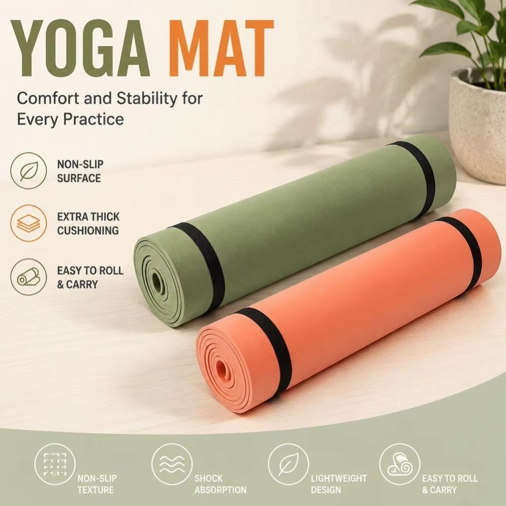 Multi-purpose 180×50cm Exercis - Pilates Yoga Mat Thickness review and price