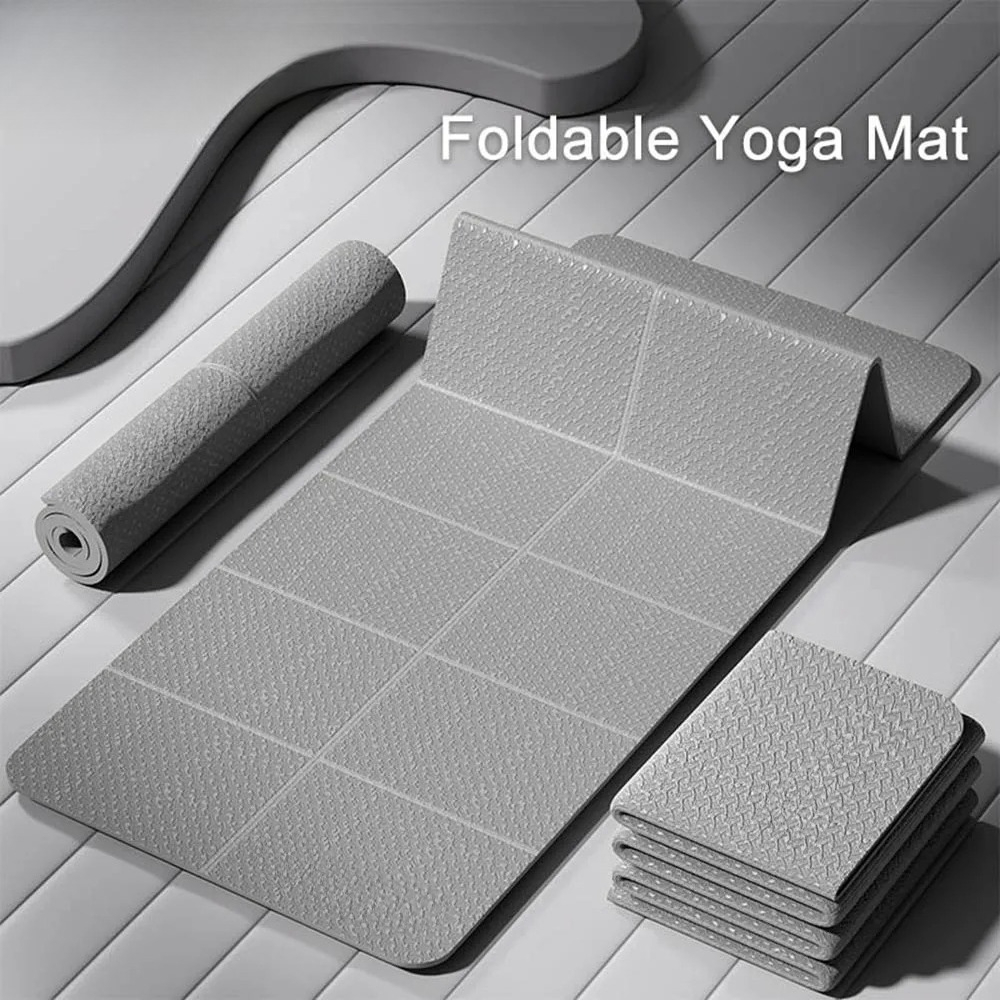 4mm Thick TPE Foldable Yoga Ma - Pilates Yoga Mat Thickness review and price