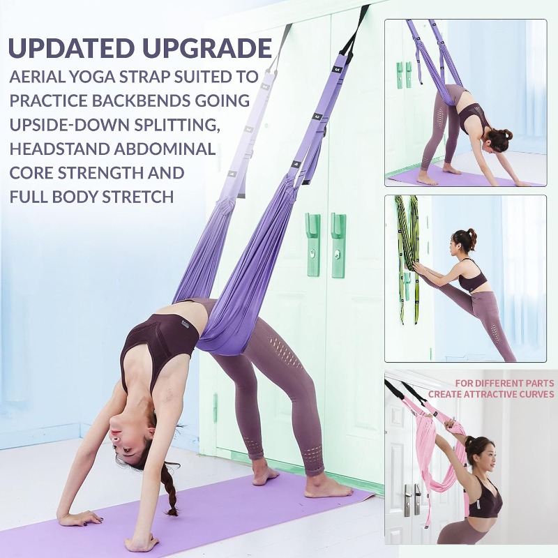 Adjustable Aerial Yoga Hammock - Pilates Yoga Stretching review and price