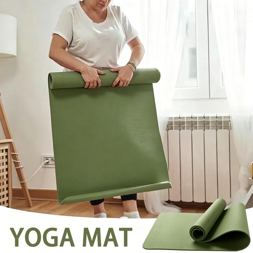 1/2Pcs Thick Yoga Mat Anti-ski - Pilates Yoga Mat Thickness review and price