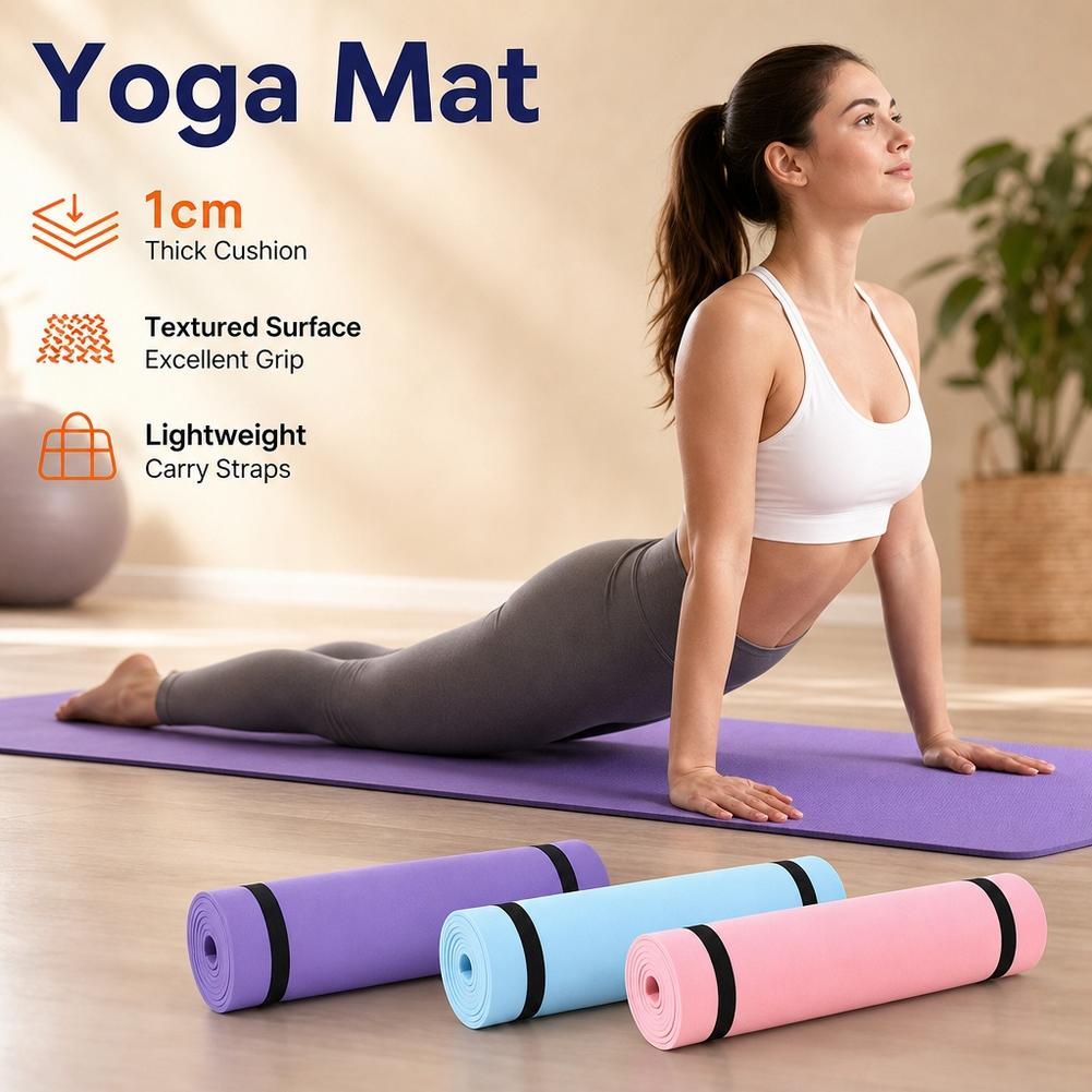 6mm Yoga Mat Non Slip Outdoor  - Pilates Yoga Mat Thickness review and price