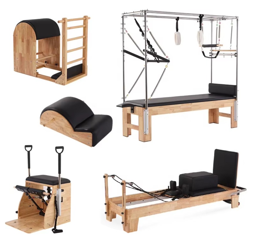 Factory Wood Pilates Reformer  - Pilates Yoga Combo review and price