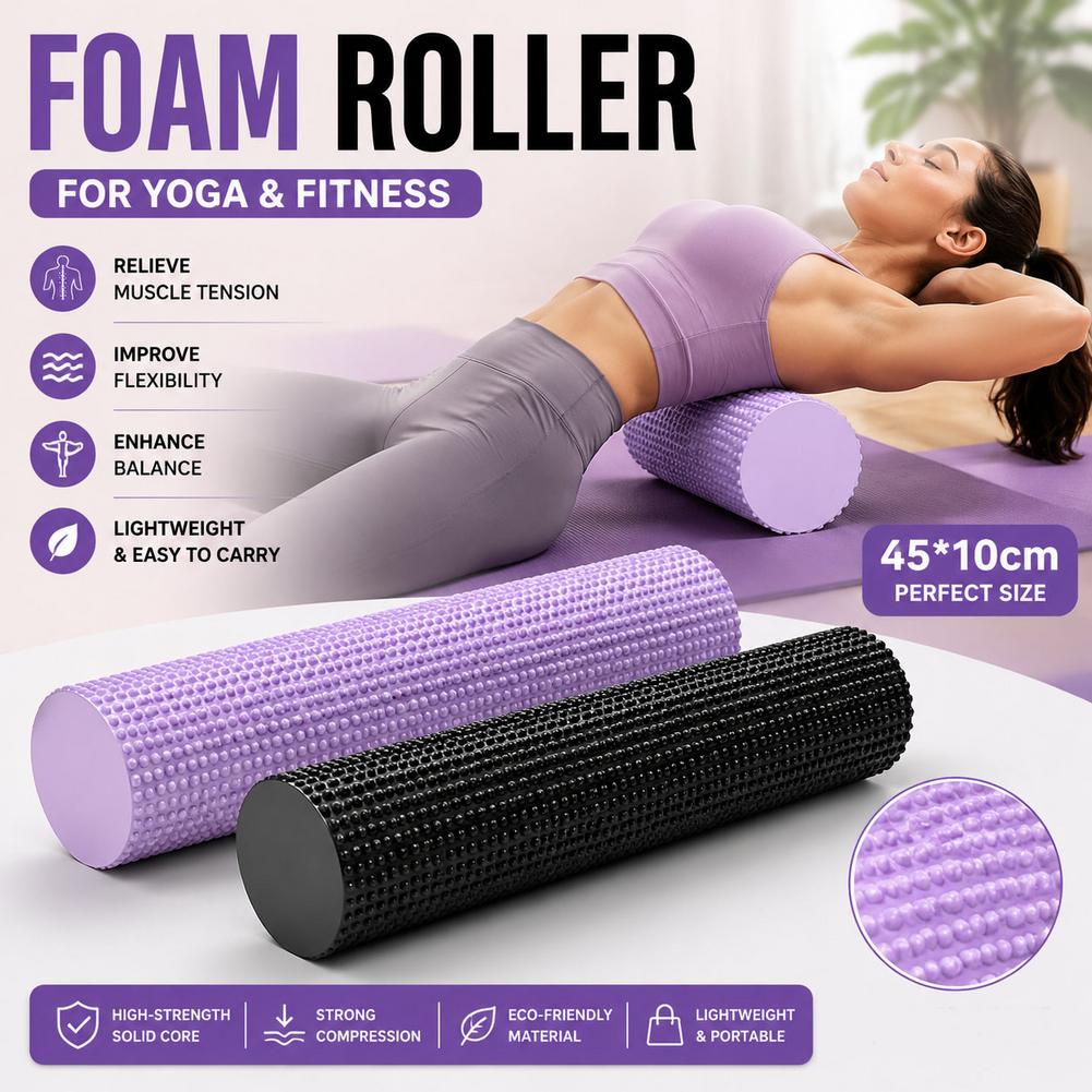 EVA Foam Roller Body Exercises - Pilates Yoga Ball review and price