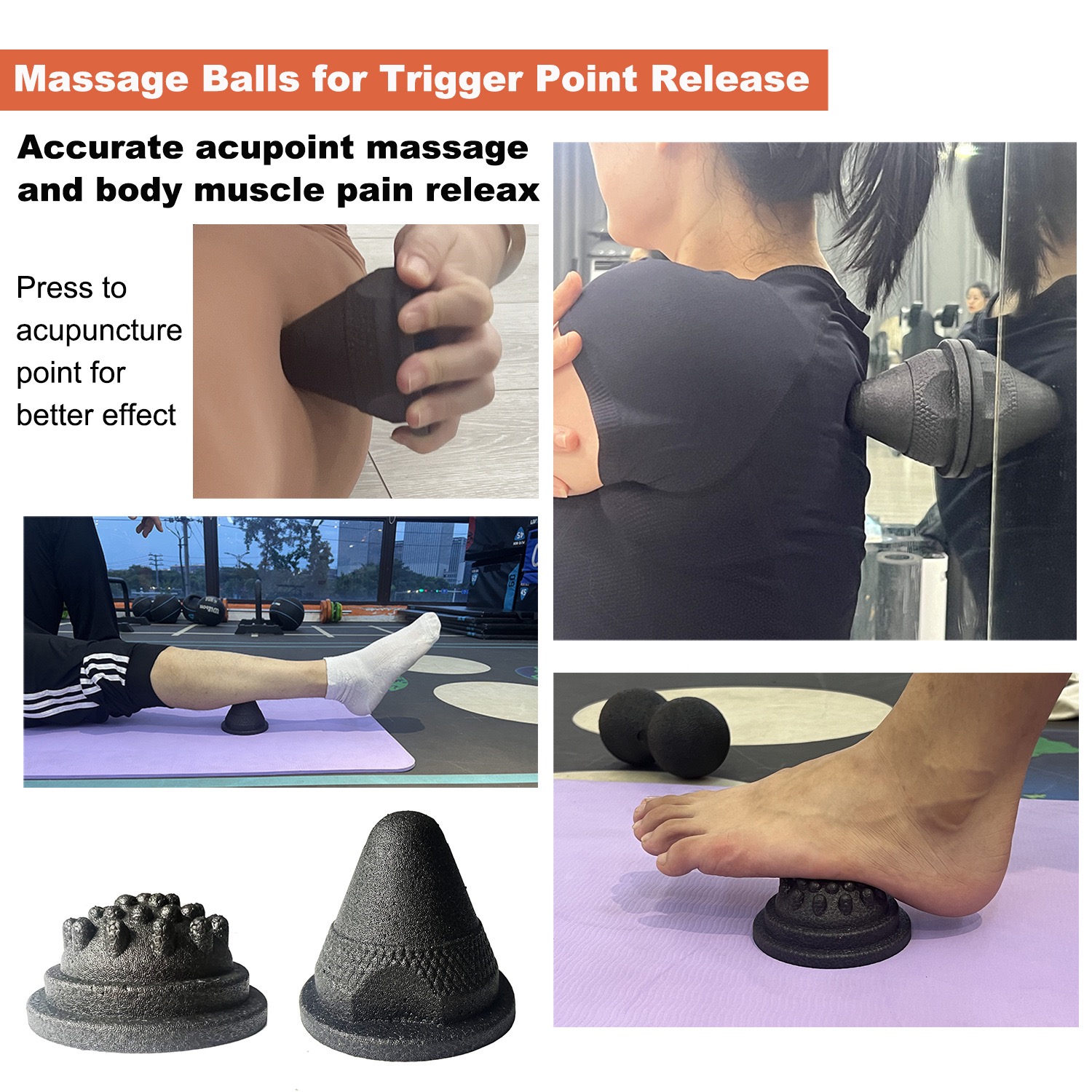 5-in-1 Fascia Roller Set Muscl - Pilates Yoga Ball review and price