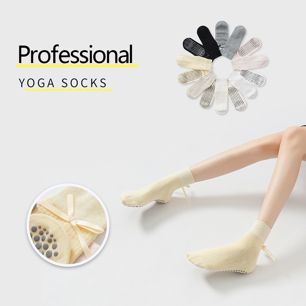 Cute Bowknot Yoga Socks Girls  - Pilates & Yoga Knokke review and price